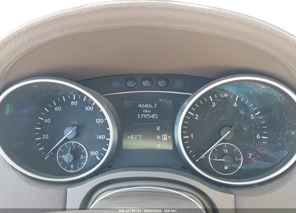 2009 MERCEDES-BENZ GL 450 4MATIC VIN: 4JGBF71E79A460124