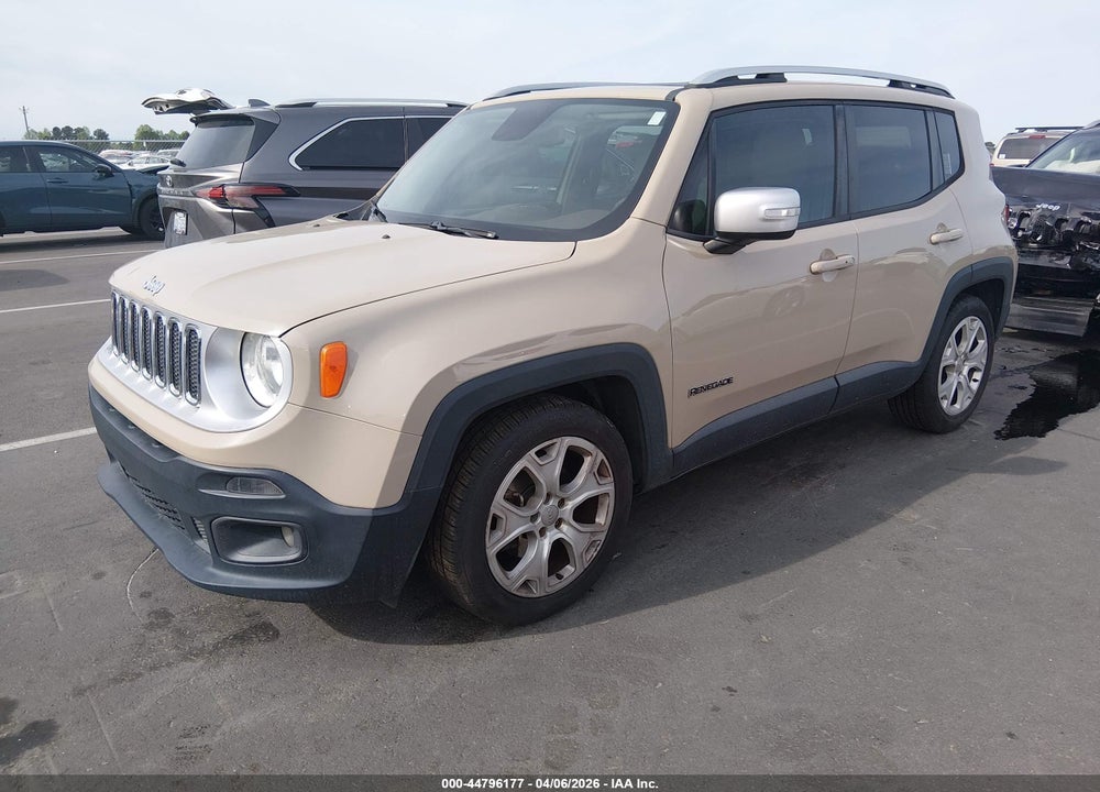 2015 JEEP RENEGADE LIMITED VIN: ZACCJADTXFPC38588