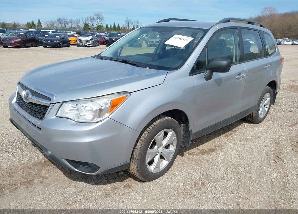 2016 SUBARU FORESTER 2.5I VIN: JF2SJABC8GH466422