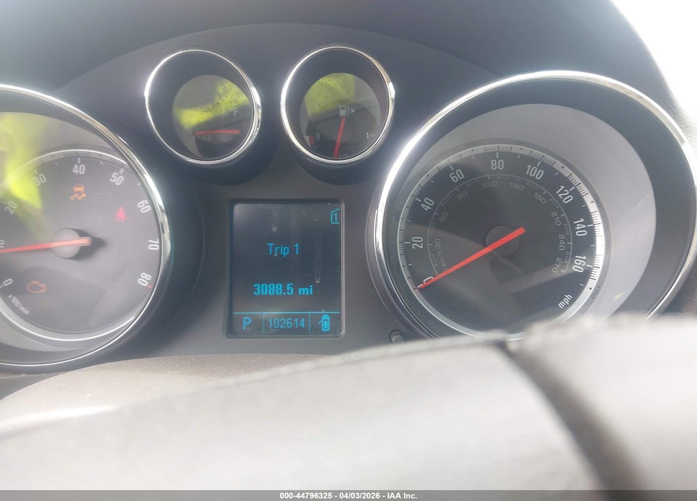 2011 BUICK REGAL CXL TURBO RUSSELSHEIM VIN: W04GV5EV1B1110631