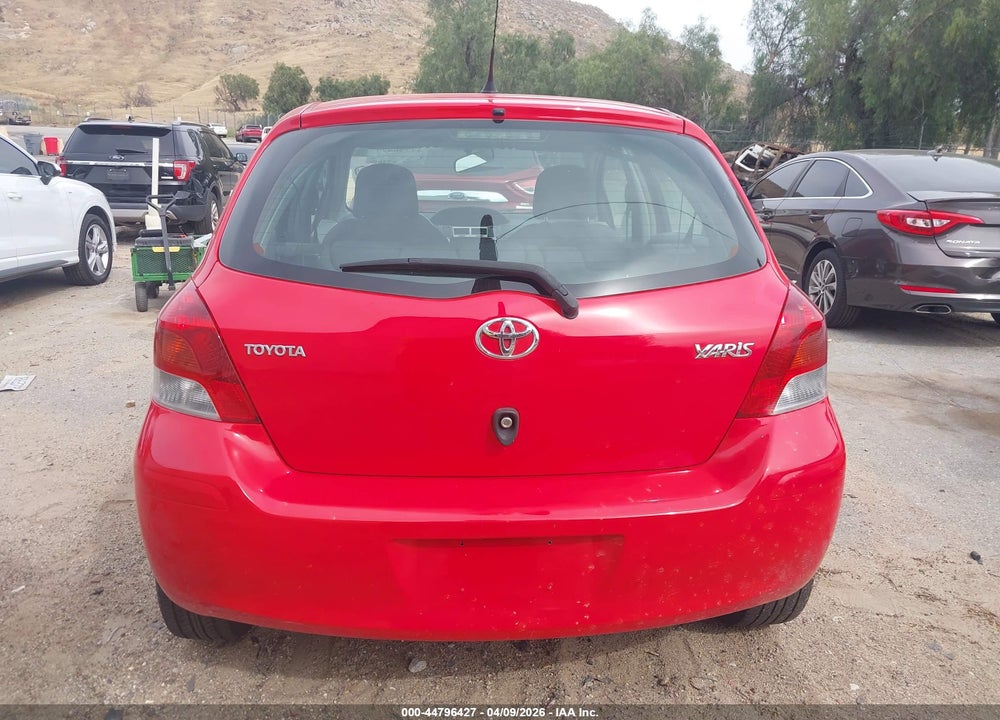 2009 TOYOTA YARIS VIN: JTDKT903595275541