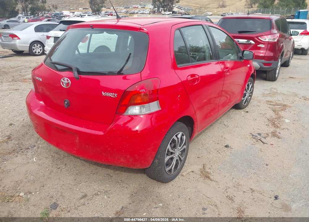 2009 TOYOTA YARIS VIN: JTDKT903595275541