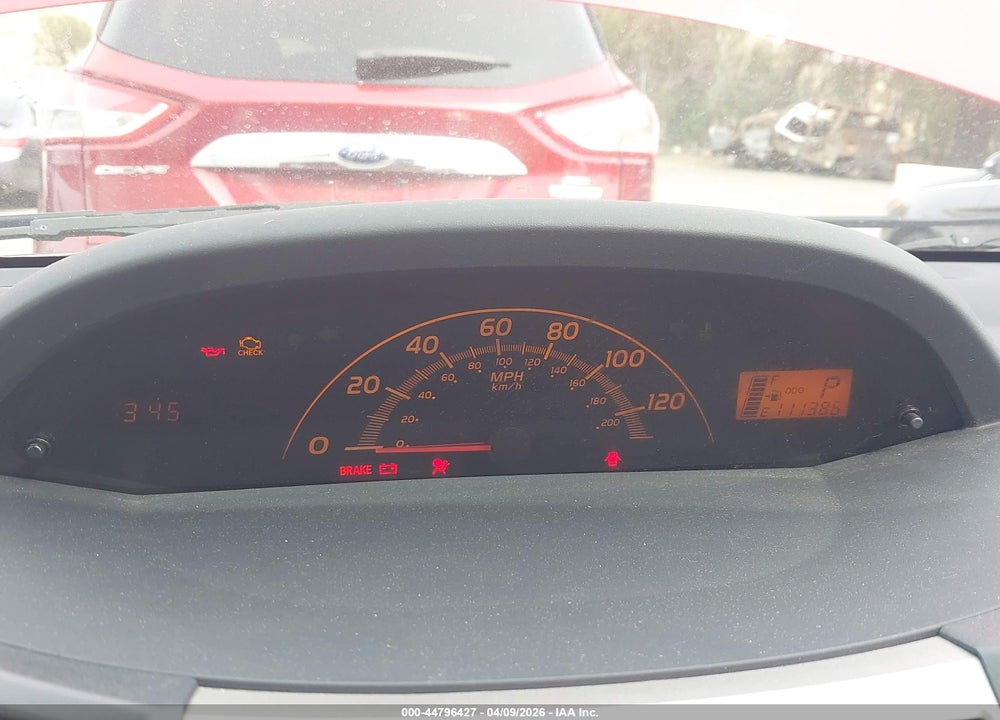 2009 TOYOTA YARIS VIN: JTDKT903595275541