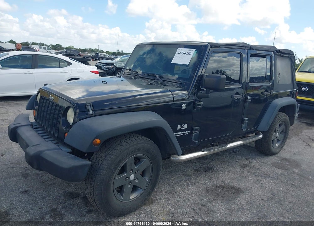 2007 JEEP WRANGLER UNLIMITED X VIN: 1J4GA39127L137551