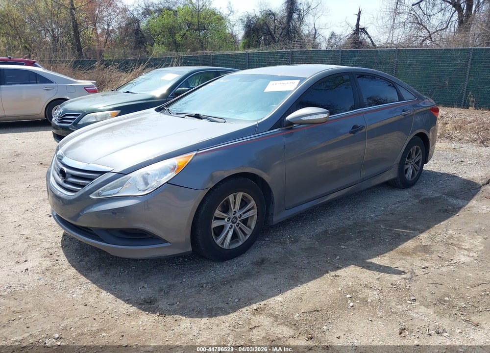 2014 HYUNDAI SONATA GLS VIN: 5NPEB4AC5EH865217