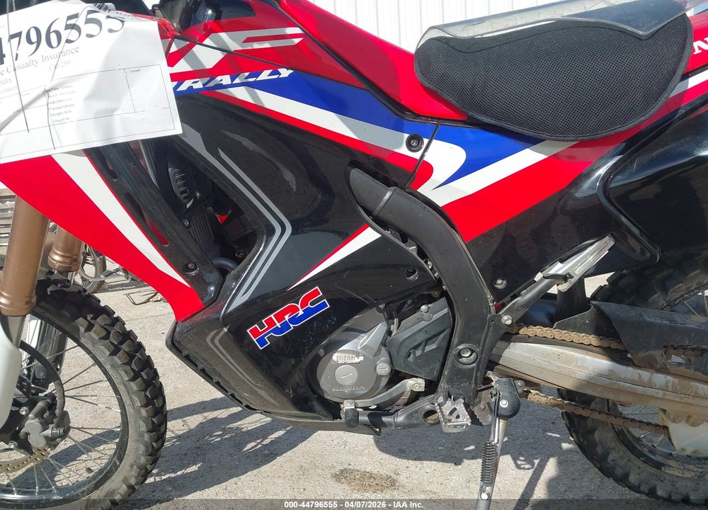 2020 HONDA CRF250 RL VIN: MLHMD4405L5300029