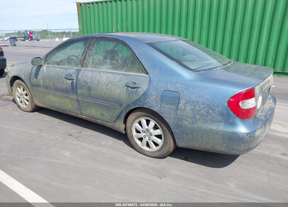 2002 TOYOTA CAMRY XLE V6 VIN: 4T1BF30K82U509318