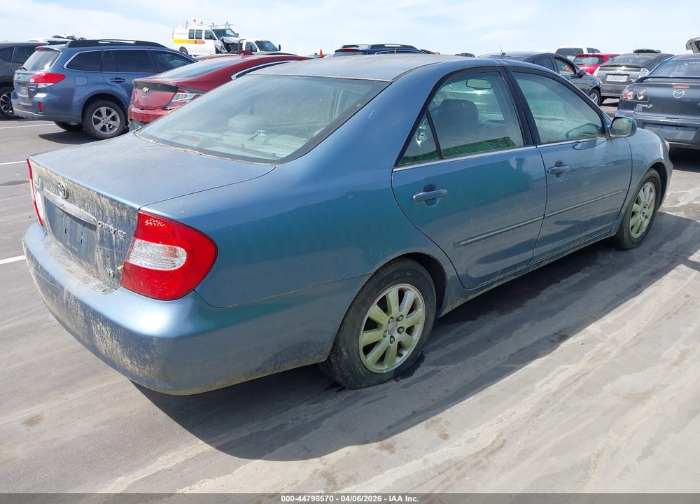 2002 TOYOTA CAMRY XLE V6 VIN: 4T1BF30K82U509318