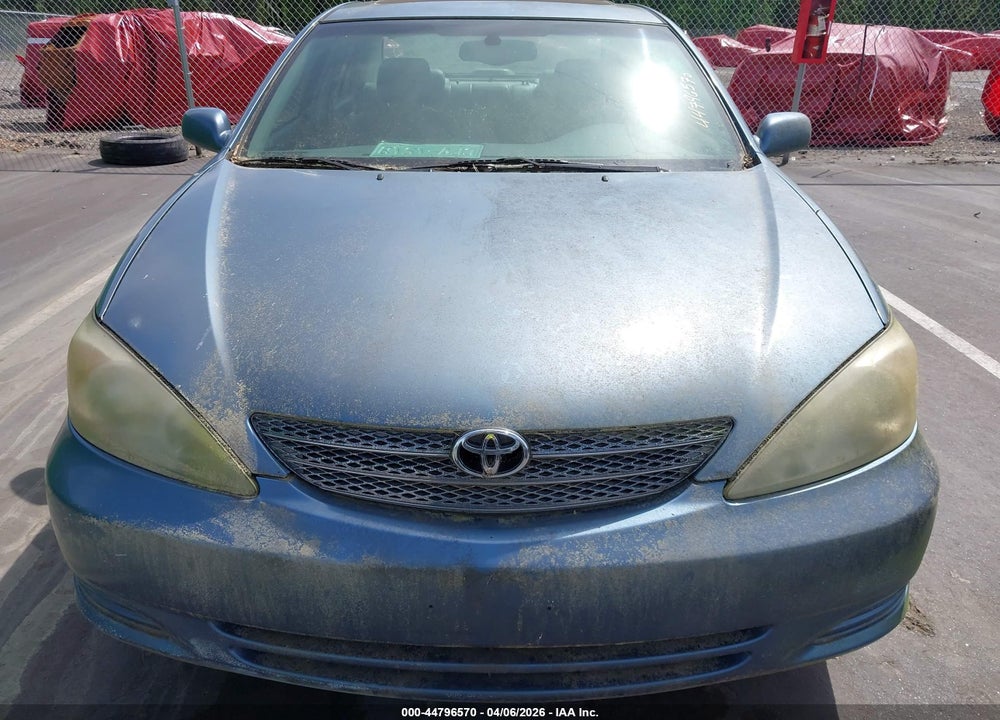 2002 TOYOTA CAMRY XLE V6 VIN: 4T1BF30K82U509318