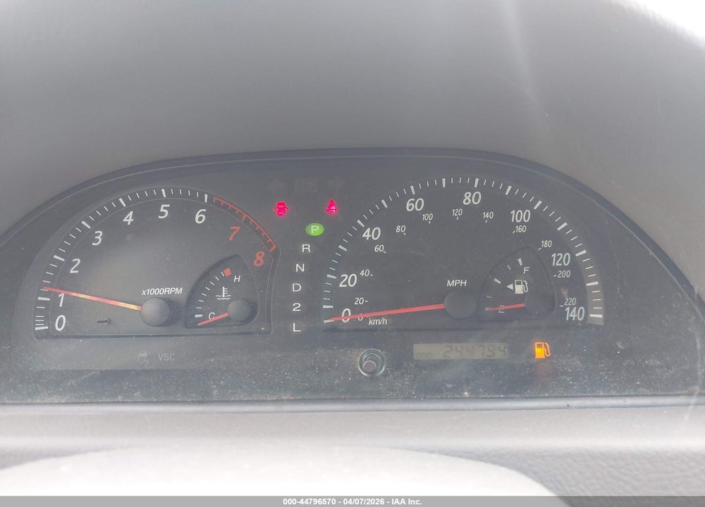 2002 TOYOTA CAMRY XLE V6 VIN: 4T1BF30K82U509318