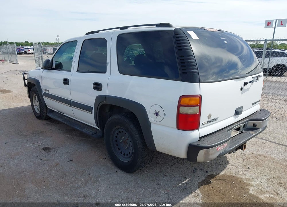 2003 CHEVROLET TAHOE LS VIN: 1GNEC13Z73R115232