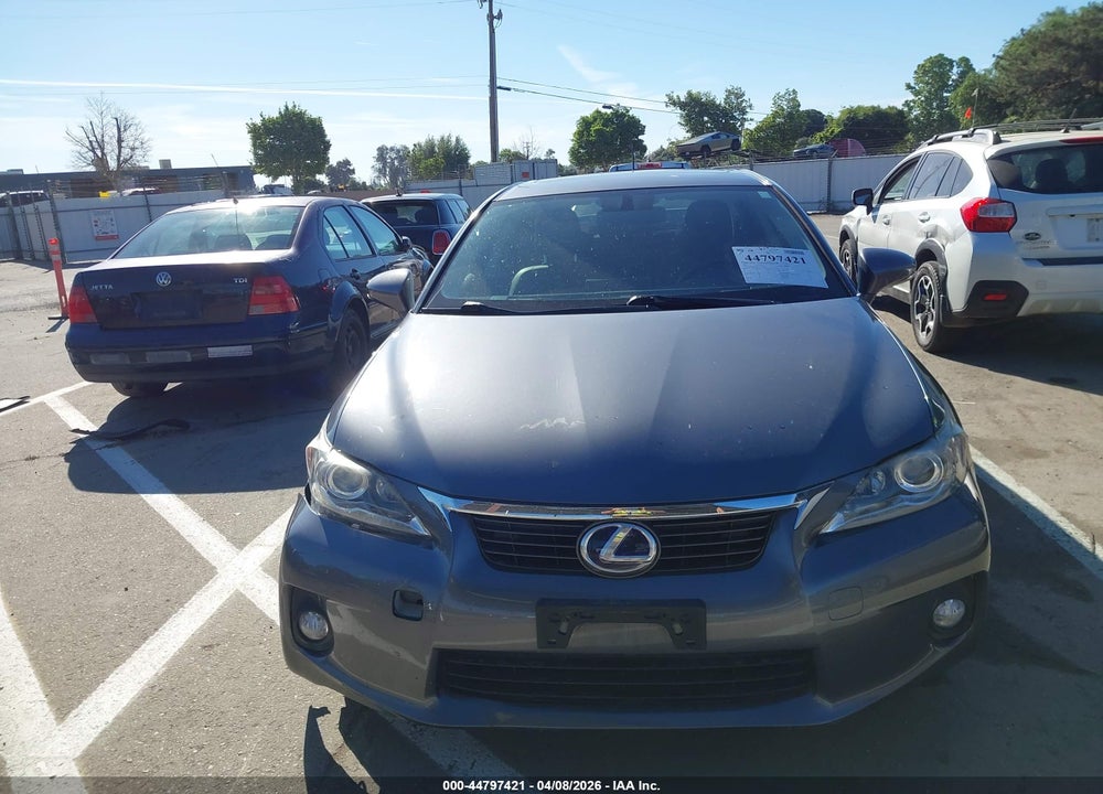 2012 LEXUS CT 200H PREMIUM VIN: JTHKD5BH5C2111650