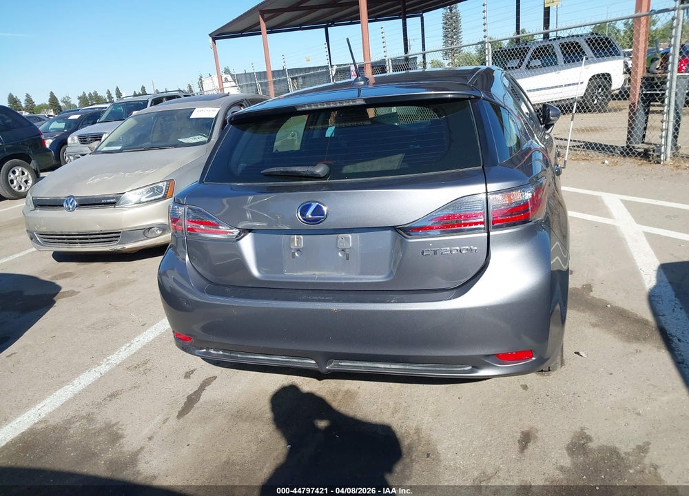 2012 LEXUS CT 200H PREMIUM VIN: JTHKD5BH5C2111650