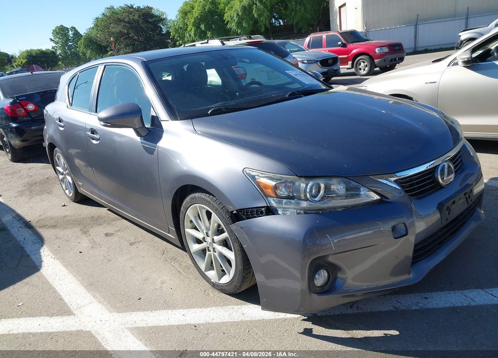 2012 LEXUS CT 200H PREMIUM VIN: JTHKD5BH5C2111650