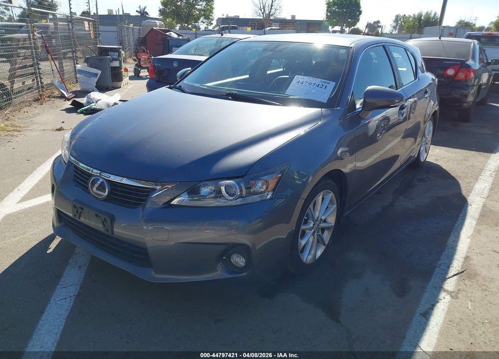 2012 LEXUS CT 200H PREMIUM VIN: JTHKD5BH5C2111650