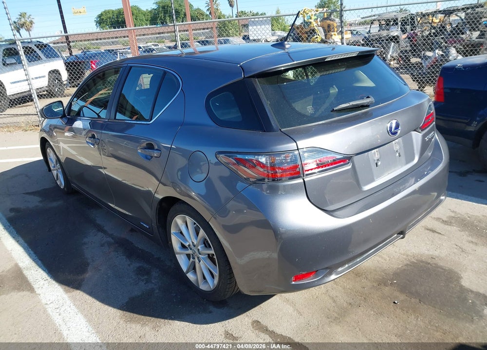 2012 LEXUS CT 200H PREMIUM VIN: JTHKD5BH5C2111650