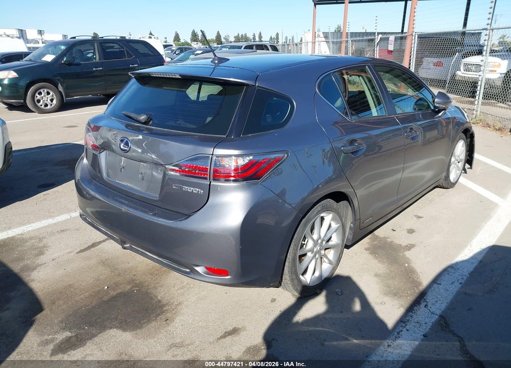 2012 LEXUS CT 200H PREMIUM VIN: JTHKD5BH5C2111650