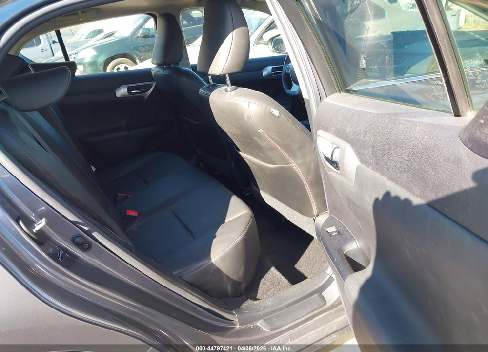 2012 LEXUS CT 200H PREMIUM VIN: JTHKD5BH5C2111650
