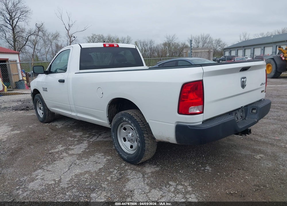 2017 RAM 1500 TRADESMAN  4X4 8' BOX VIN: 3C6JR7DG3HG586783