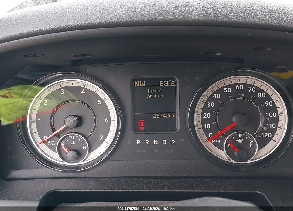 2017 RAM 1500 TRADESMAN  4X4 8' BOX VIN: 3C6JR7DG3HG586783