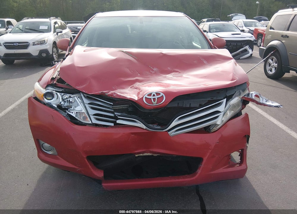 2010 TOYOTA VENZA BASE V6 VIN: 4T3BK3BB1AU044685