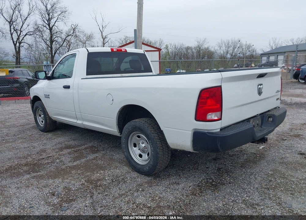 2017 RAM 1500 TRADESMAN  4X4 8' BOX VIN: 3C6JR7DG7HG585278