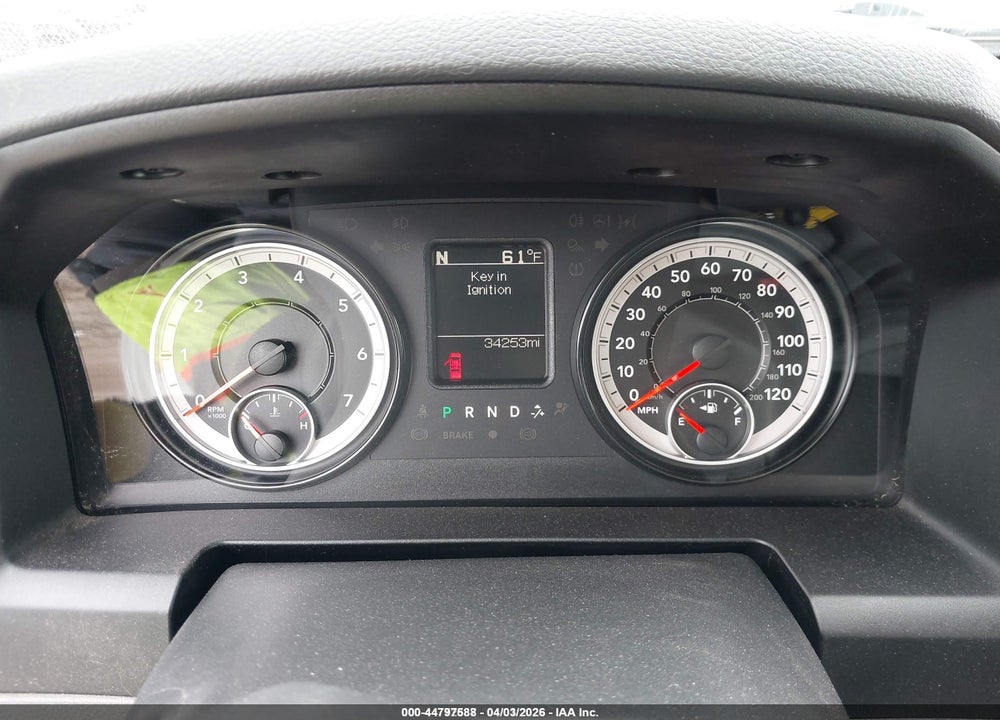 2017 RAM 1500 TRADESMAN  4X4 8' BOX VIN: 3C6JR7DG7HG585278