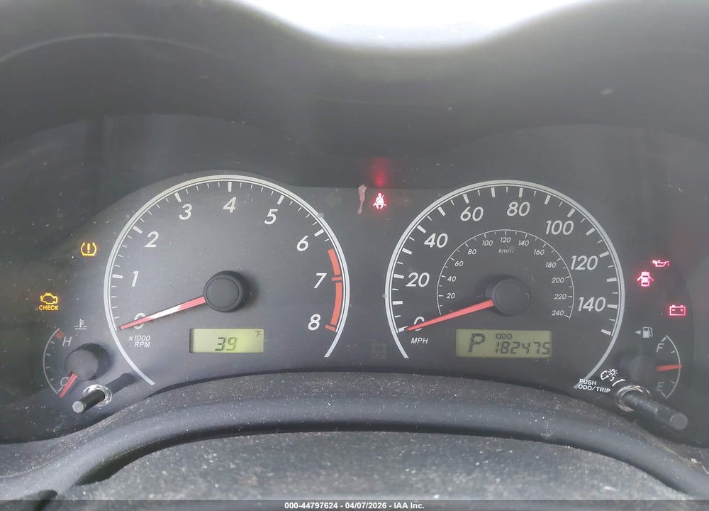 2011 TOYOTA COROLLA LE VIN: 2T1BU4EE4BC632856