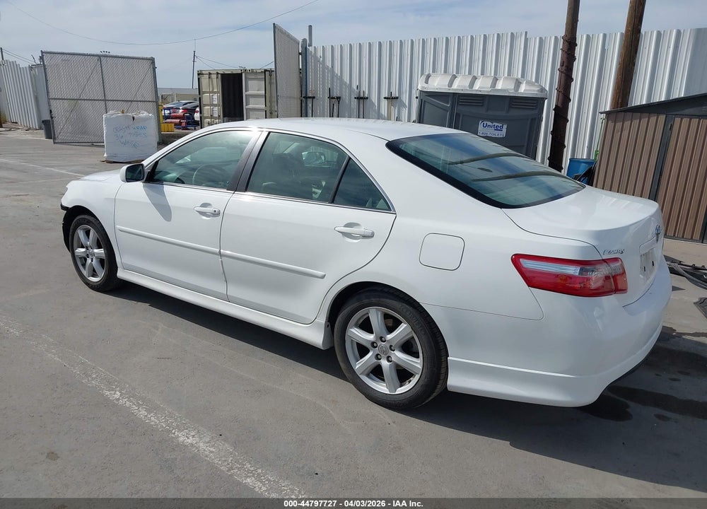 2007 TOYOTA CAMRY SE VIN: 4T1BE46K87U729548