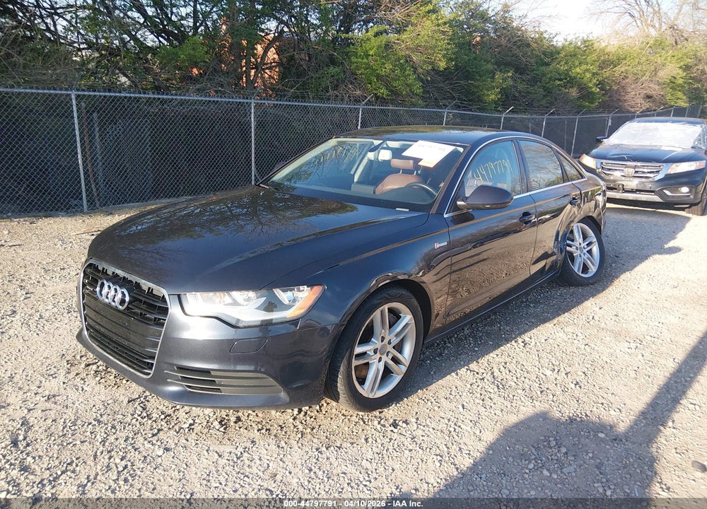 2012 AUDI A6 3.0 PREMIUM VIN: WAUFGAFCXCN071126
