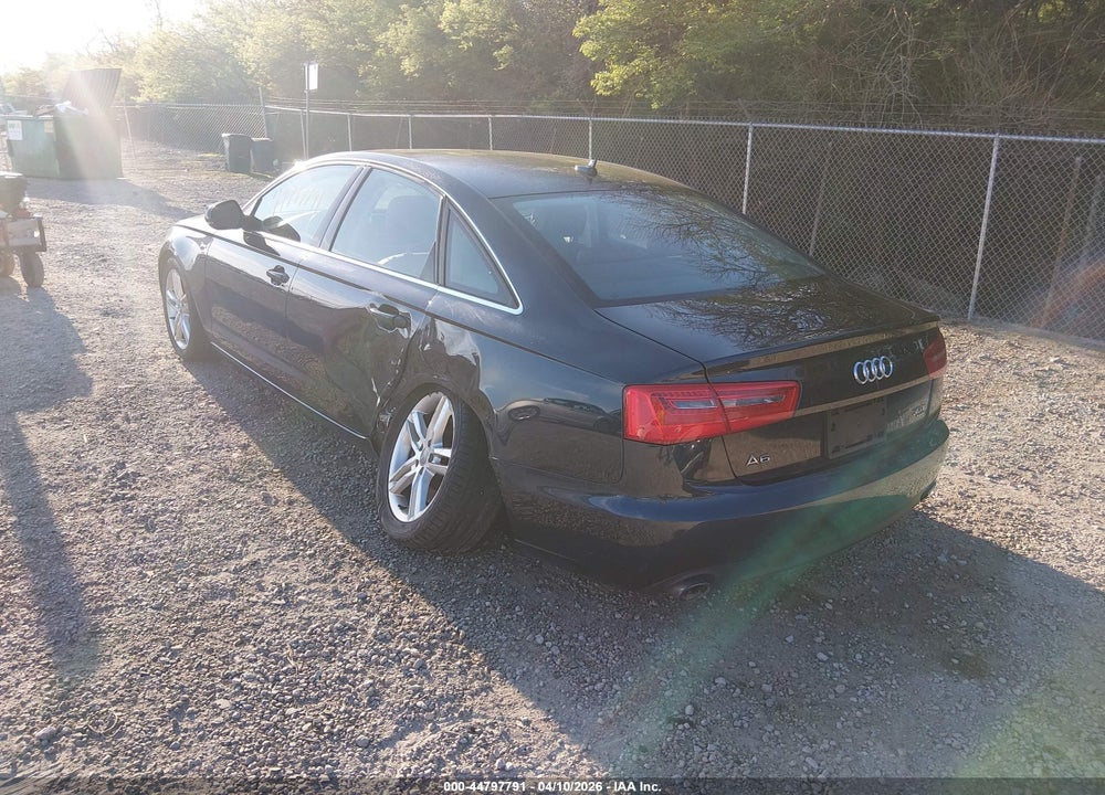 2012 AUDI A6 3.0 PREMIUM VIN: WAUFGAFCXCN071126