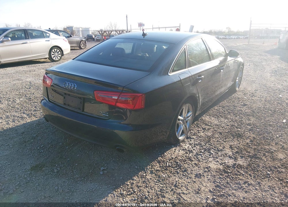 2012 AUDI A6 3.0 PREMIUM VIN: WAUFGAFCXCN071126