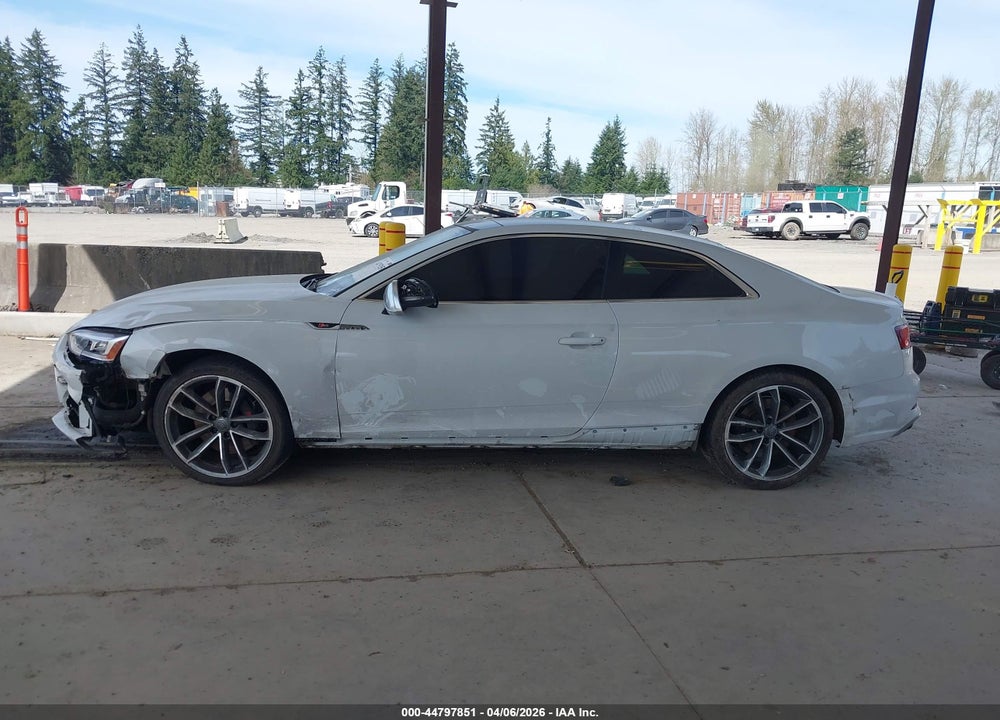 2018 AUDI S5 3.0T PREMIUM PLUS VIN: WAUR4AF5XJA109806