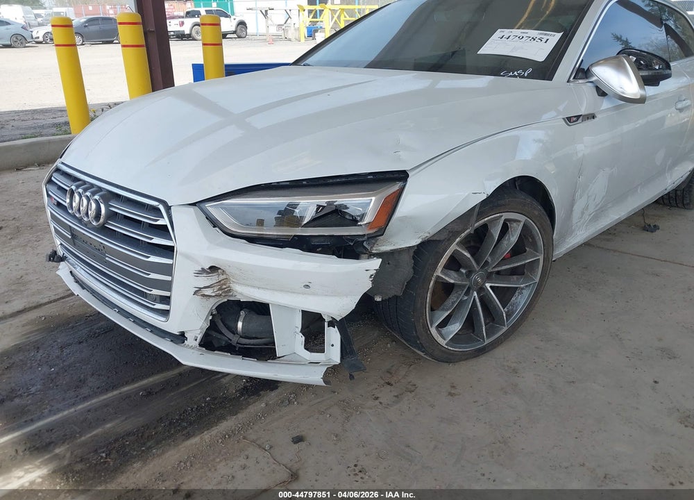 2018 AUDI S5 3.0T PREMIUM PLUS VIN: WAUR4AF5XJA109806