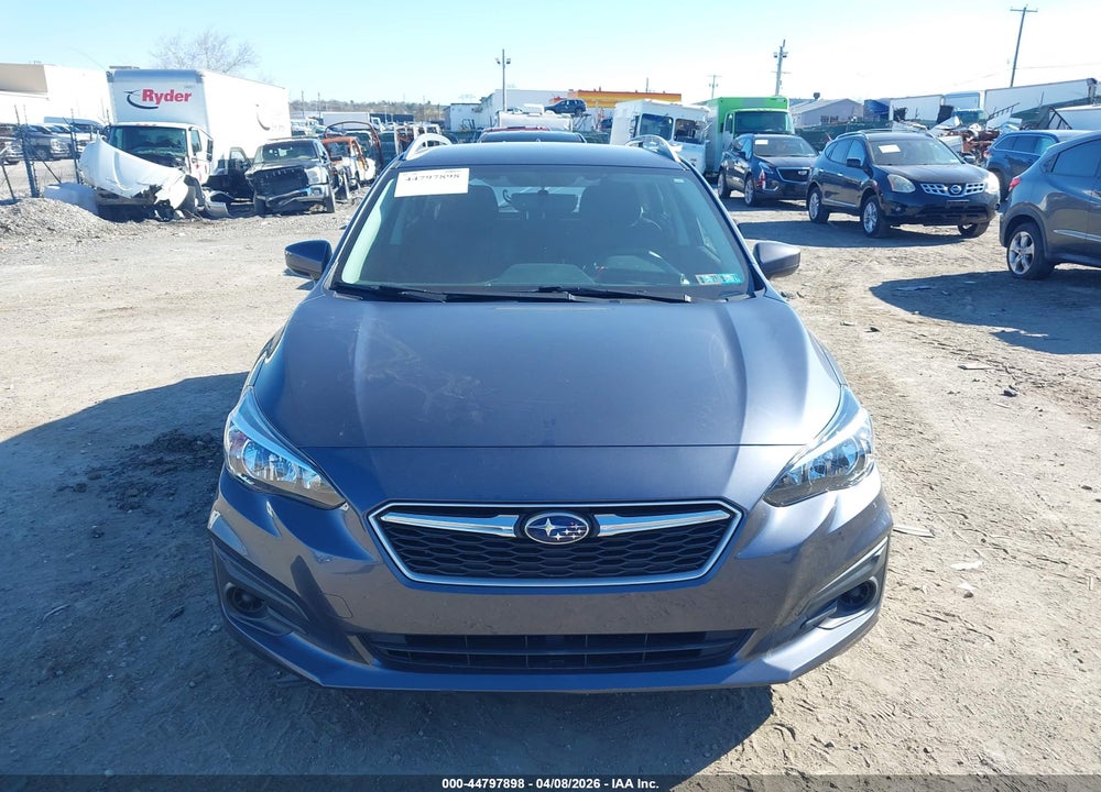 2017 SUBARU IMPREZA 2.0I PREMIUM VIN: 4S3GTAB6XH3704567