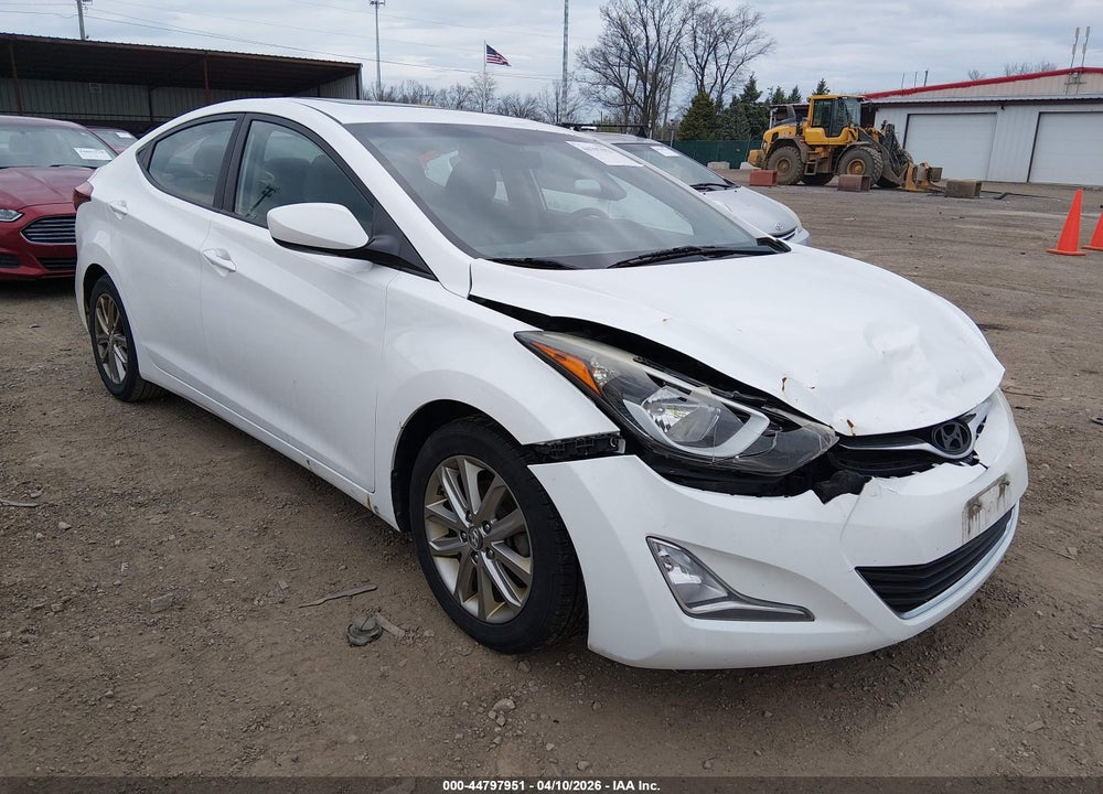 2014 HYUNDAI ELANTRA SE VIN: 5NPDH4AE1EH504112