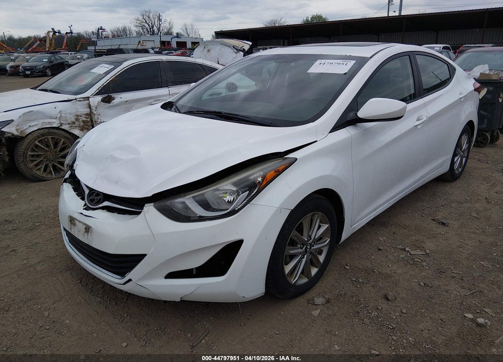 2014 HYUNDAI ELANTRA SE VIN: 5NPDH4AE1EH504112