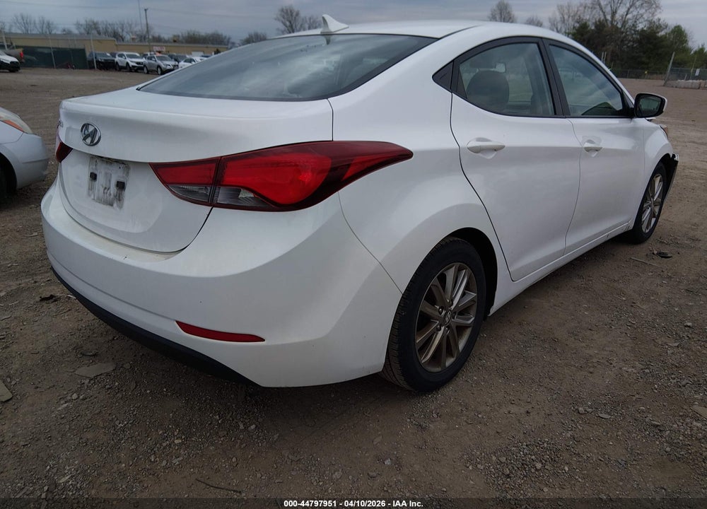 2014 HYUNDAI ELANTRA SE VIN: 5NPDH4AE1EH504112