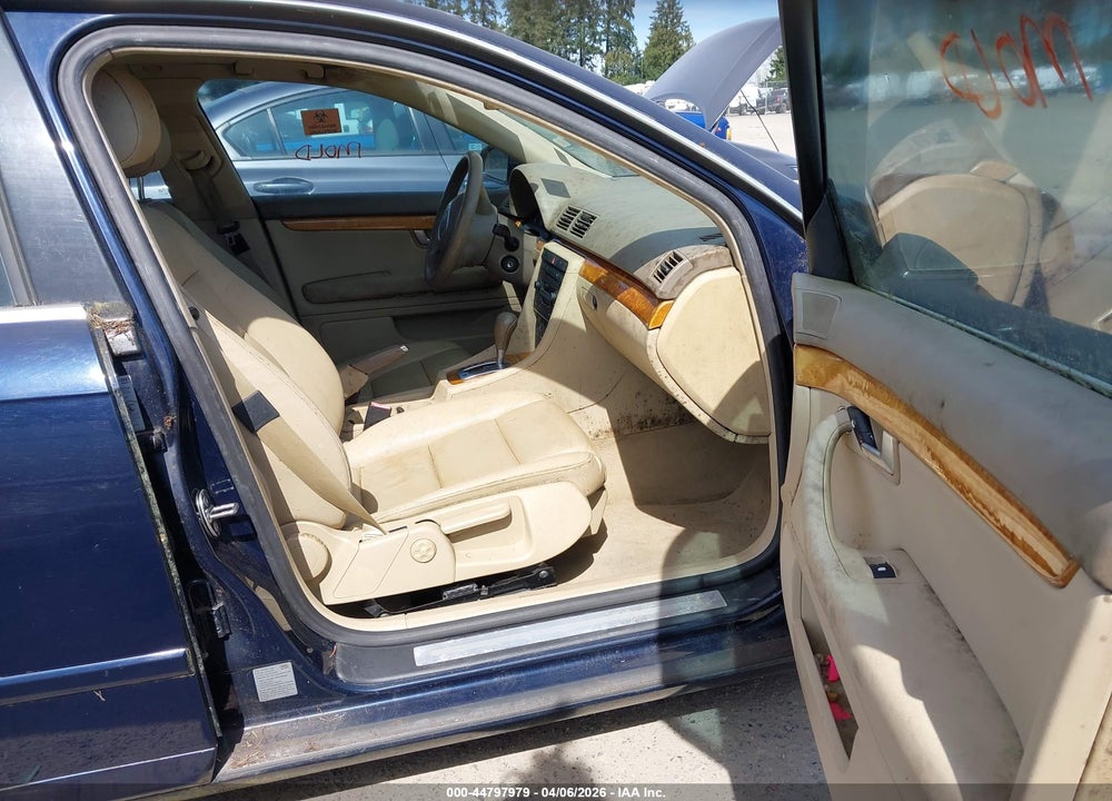 2006 AUDI A4 2.0T VIN: WAUAF78E86A272372