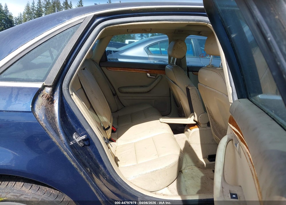 2006 AUDI A4 2.0T VIN: WAUAF78E86A272372