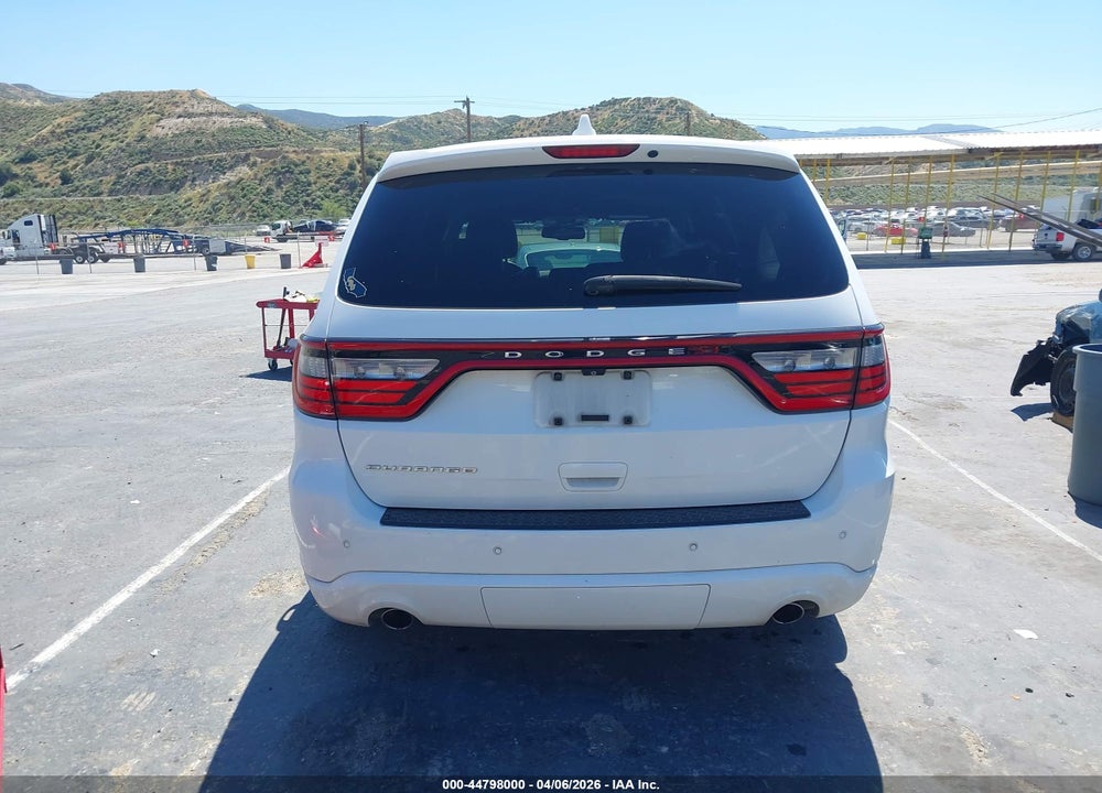 2015 DODGE DURANGO SXT VIN: 1C4RDHAG6FC169405