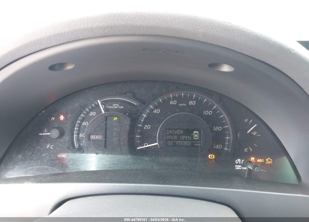 2008 TOYOTA CAMRY HYBRID VIN: 4T1BB46K98U058028