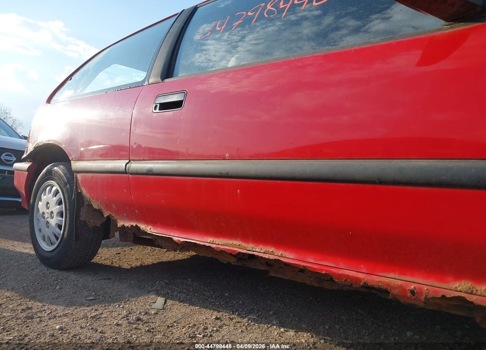 1991 HONDA CIVIC DX VIN: 2HGED6351MH589115