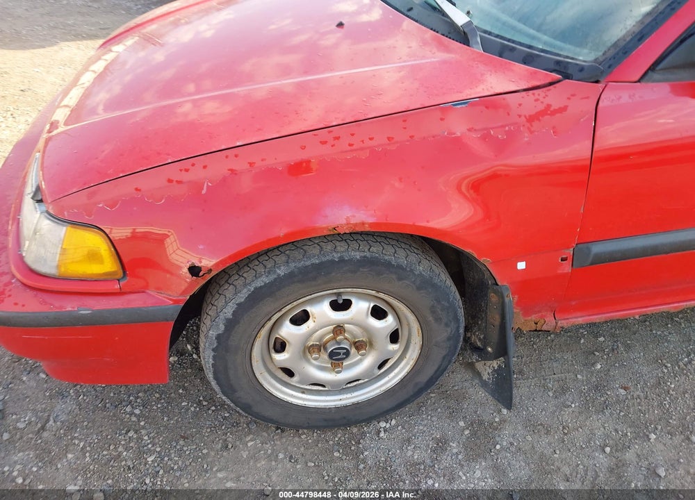 1991 HONDA CIVIC DX VIN: 2HGED6351MH589115
