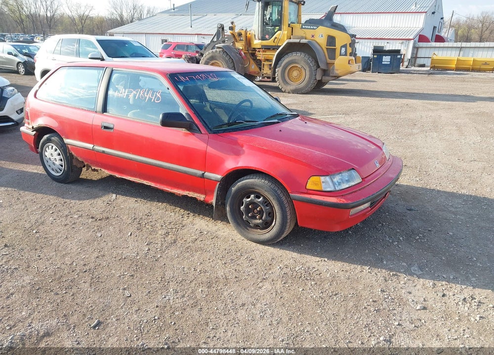 1991 HONDA CIVIC DX VIN: 2HGED6351MH589115