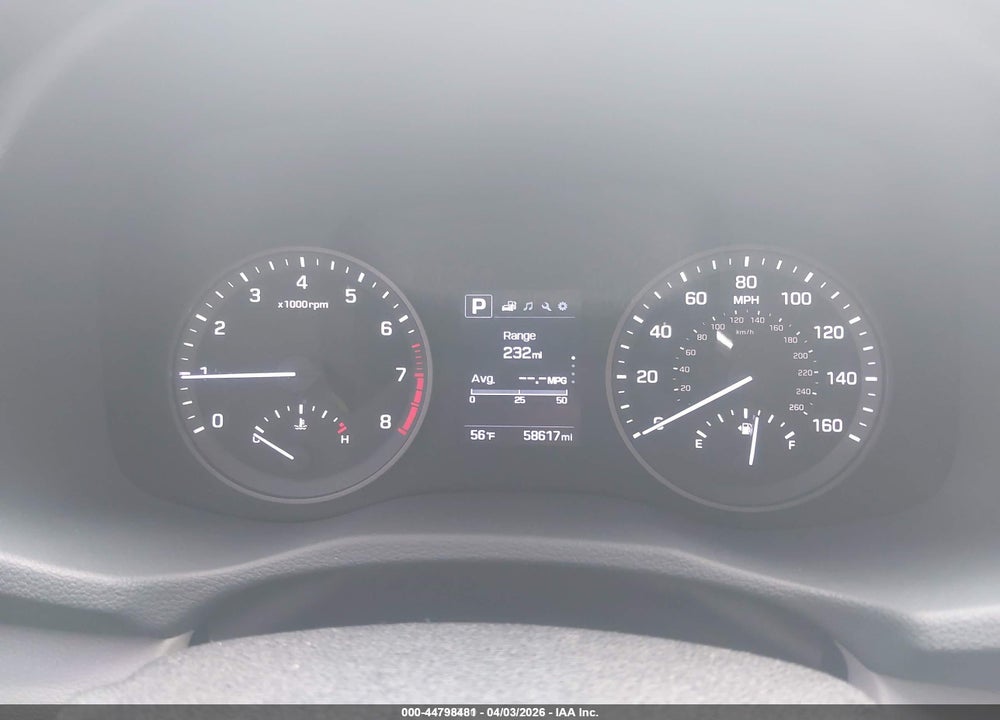 2018 HYUNDAI TUCSON SE VIN: KM8J23A46JU664715