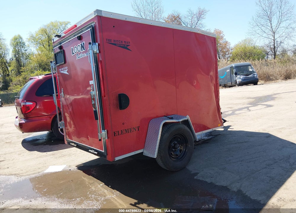 2017 LOOK TRAILERS 5X8 ENCLOSED CARGO VIN: 53BLTE815HP000241