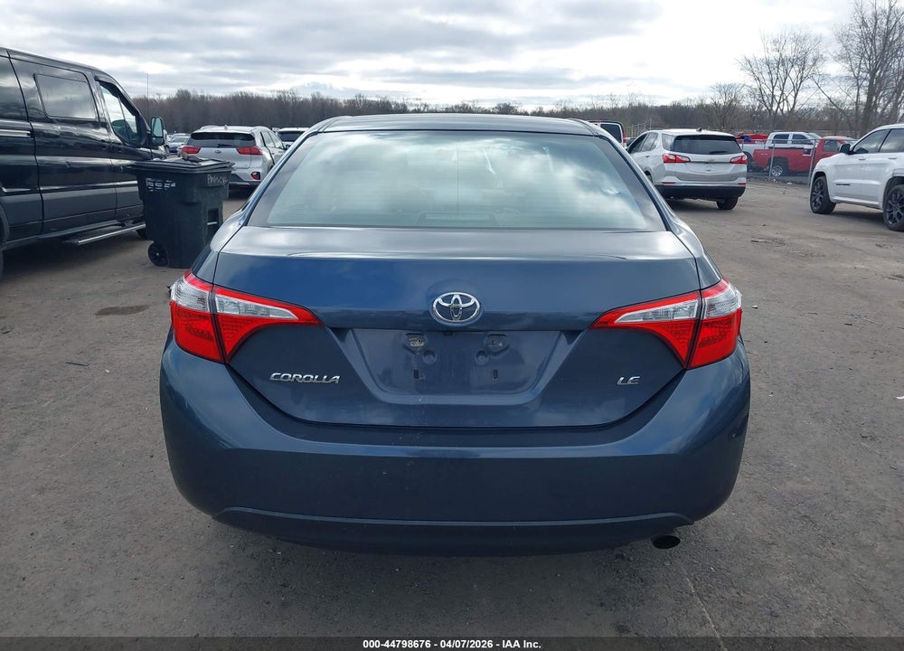 2016 TOYOTA COROLLA L VIN: 5YFBURHE8GP521033