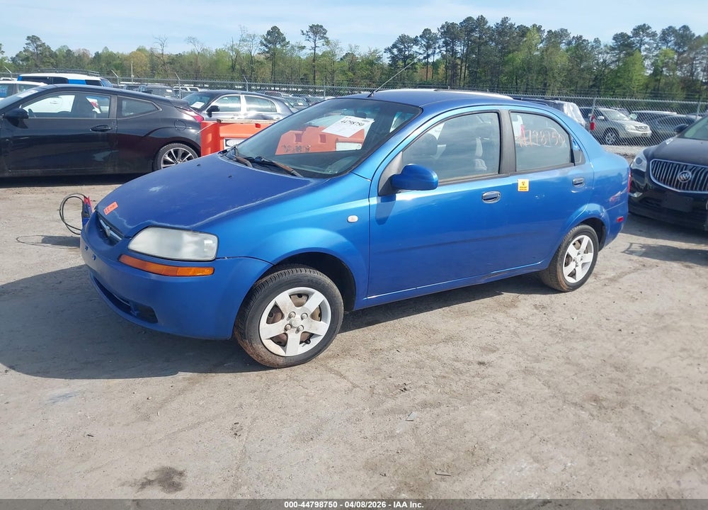2005 CHEVROLET AVEO LS VIN: KL1TD52685B362547