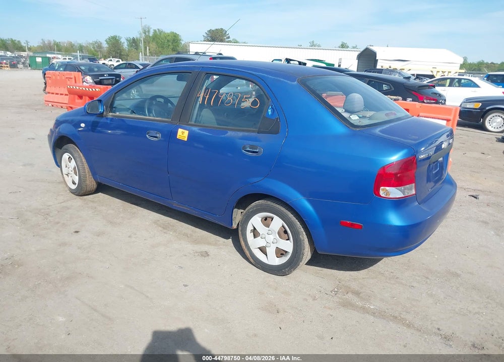 2005 CHEVROLET AVEO LS VIN: KL1TD52685B362547